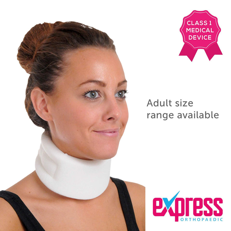 [Australia] - Express Orthopaedic® - Medically Approved Soft Foam Surgical Collar (Class 1 Medical Device) - As Supplied to UK Hospitals L - Neck Circ: 15-16 Inches 