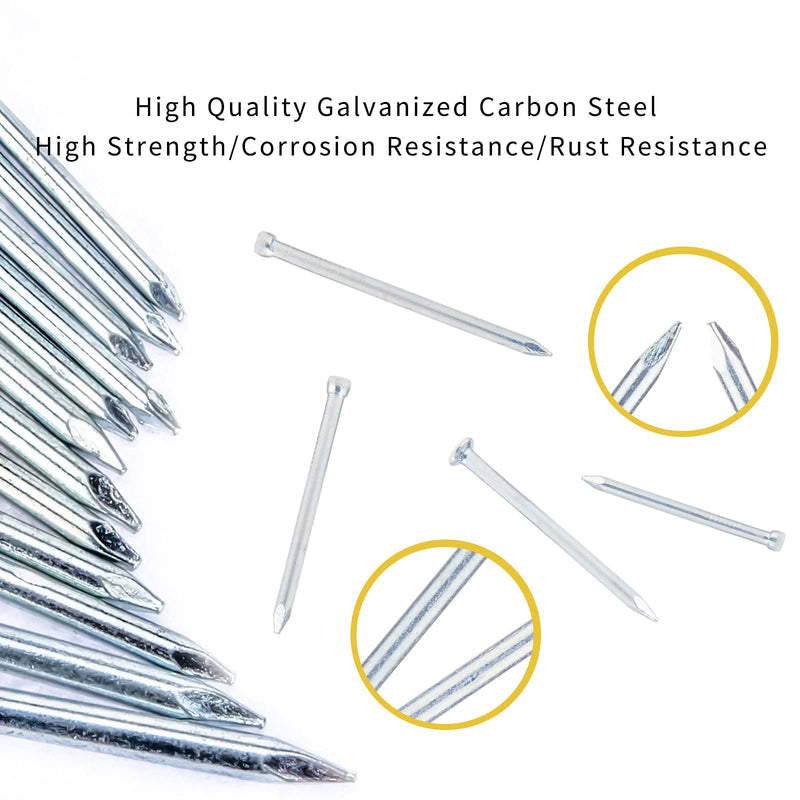 [Australia] - Maexxna Long Nails 2 inch 150pcs Hardware Nails Assortment Kit, Includes Finish, Wire, Common, Brad and Picture Hanging Nail 150pcs-5sizes 
