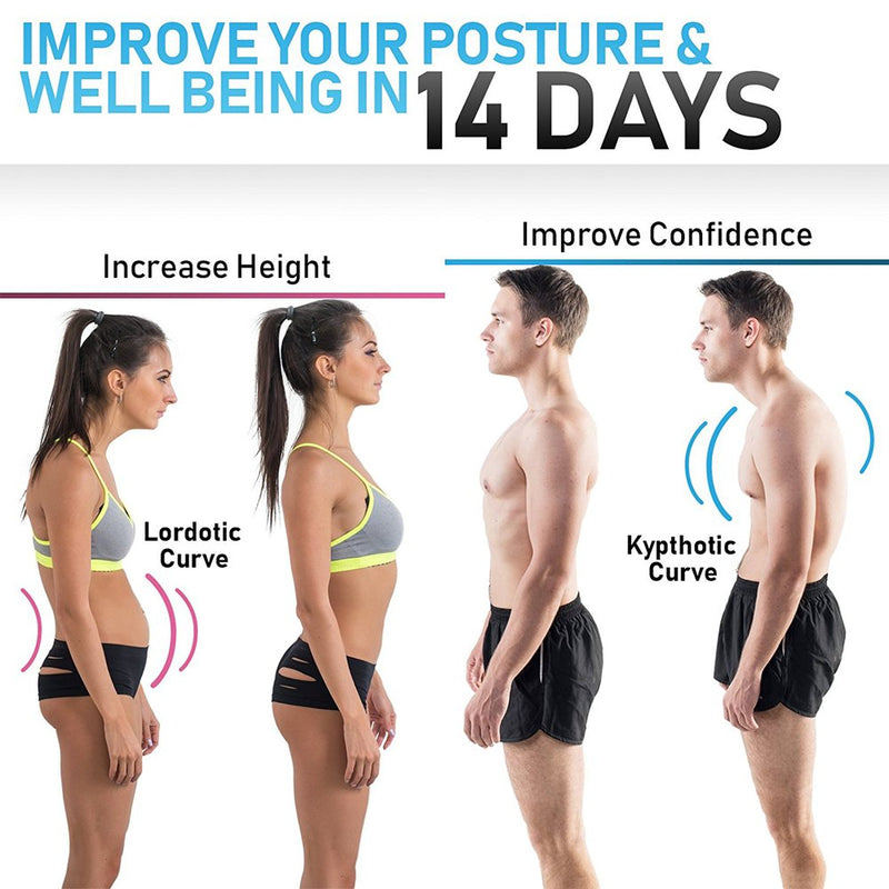 [Australia] - Thoracic Back Brace Posture Corrector- Magnetic Lumbar Back Support Belt-Back Pain Relief, Improve Thoracic Kyphosis, for Lower and Upper Back Pain Men & Women (White, Small) White 