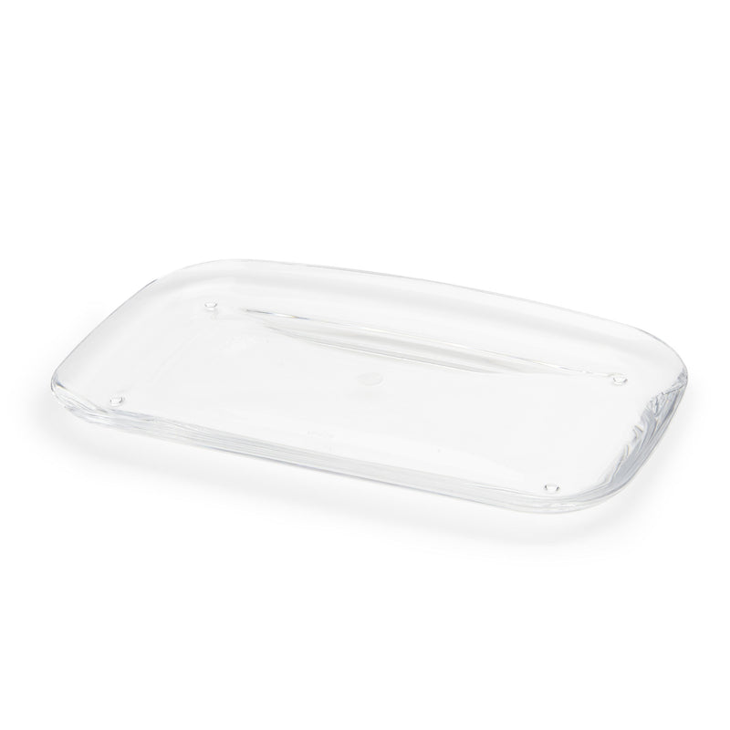 [Australia] - Umbra 1005786-165 Droplet Tray Jewelry Display/Holder, Bathroom Accessory/Amenity Holder – Clear Acrylic, Looks Like Glass,25 x 15 x 2 cm 