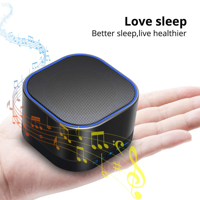 [Australia] - Magicteam Sound Machines White Noise Machine with 20 Non Looping Natural Soothing Sounds and Memory Function 32 Levels of Volume Powered by AC or USB and Sleep Sound Timer Therapy for Baby Kids Adults 