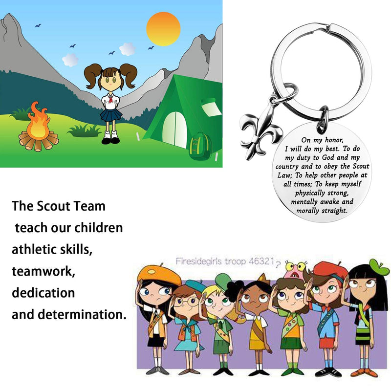 [Australia] - MAOFAED Scout Gift Scout Oath Gift Boy Scout Oath Gift Girl Scout Gift Scout Law and Motto Gift Troop Leader Gift Scout on My Honor 