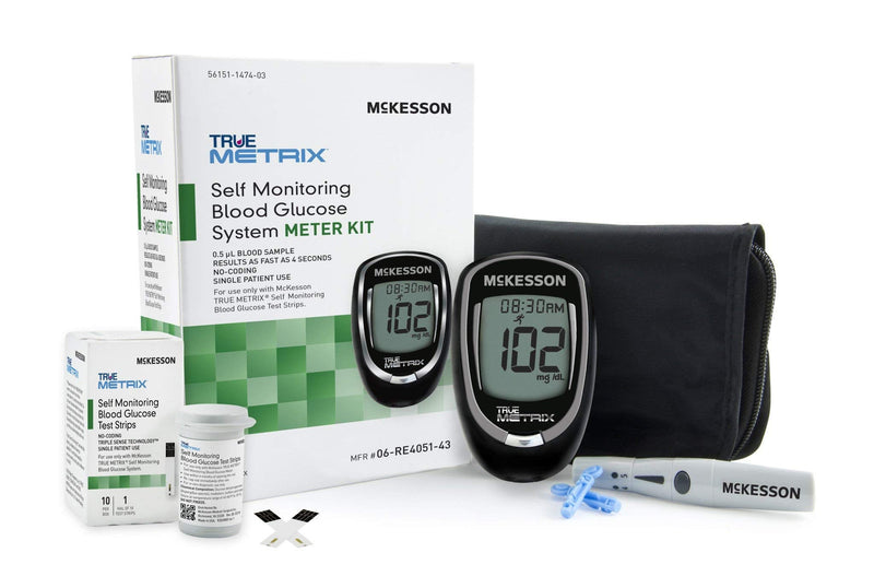 [Australia] - McKesson 06-RE4051-43 True Metrix Self Monitoring Blood Glucose System 