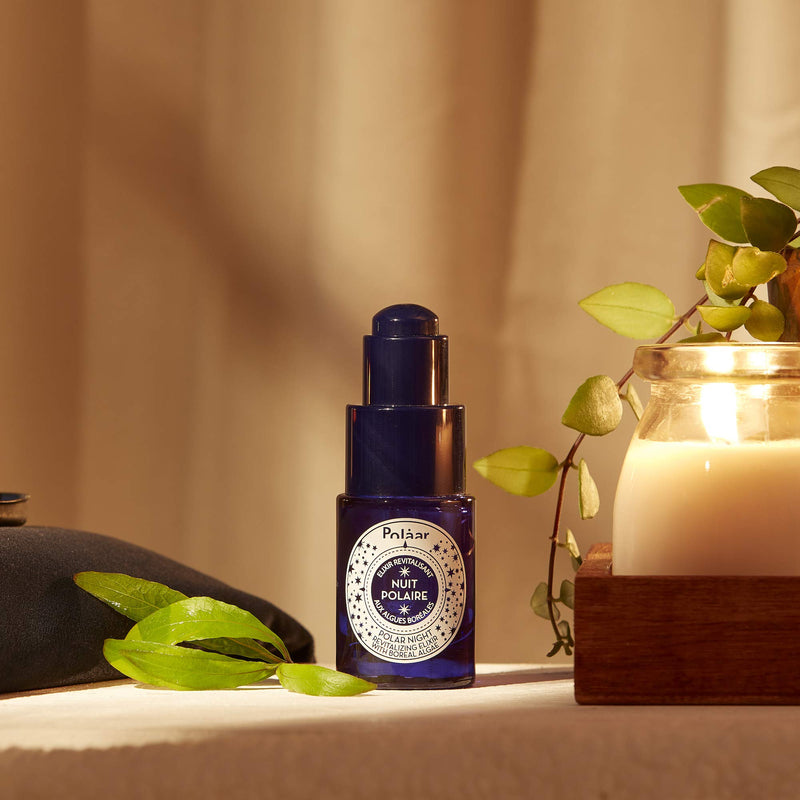 [Australia] - Pol√•ar - Revitalizing Elixir Polar Night with Boreal Algae - 15 ml - Night face care - Serum, Dry Oil - Moisturizing, anti-aging, smoothing, regenerating, detoxifying - All skin types, even sensitive 