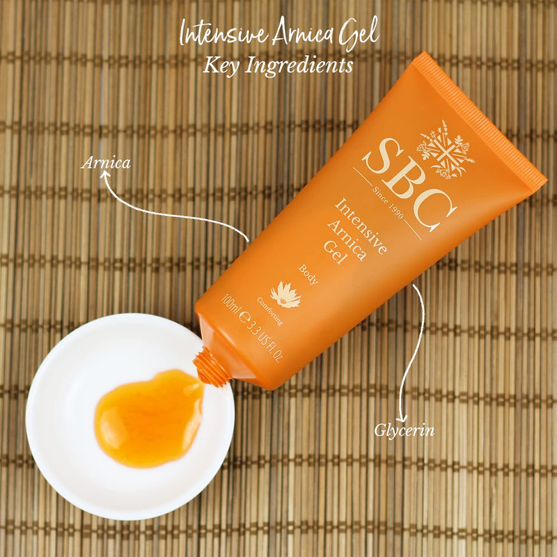 [Australia] - SBC Skincare Intensive Arnica Gel -100ml | Arnica Montana Gel | Deep Relief Gel for Muscle Tension | Muscle Gel for Men and Women | Vegan Friendly Muscle Rub 