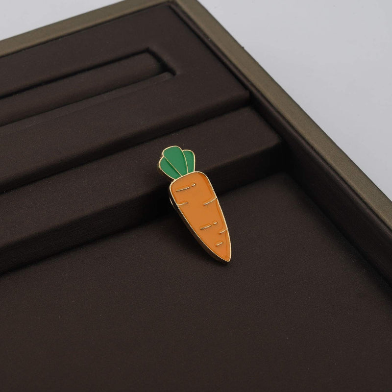 [Australia] - CENWA Carrot Brooch Pin Vegan Pin Jewelry Vegetarian Gift Carrot Lover Gift Vegetables Brooch 