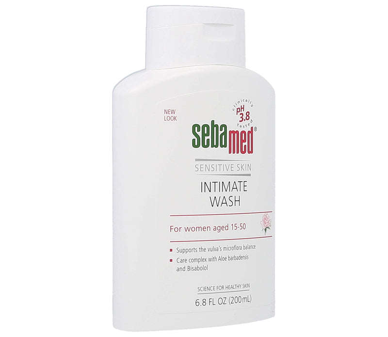 [Australia] - SEBAMED Feminine Intimate Wash pH 3.8 for Microflora Balance with Aloe Vera Mild Organic Based Daily Vaginal Wash Feminine Hygiene 6.8 Fluid Ounces (200 Milliliters), Clear (3247350.0) 6.8 Fl Oz (Pack of 1) 