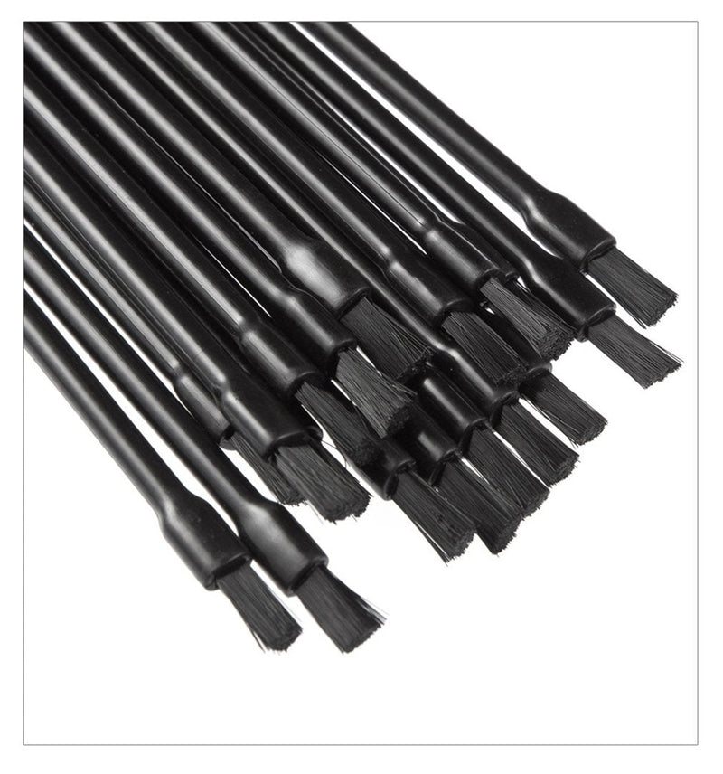 [Australia] - Gracelaza 100 Pieces Disposable Lip Brushes Lipstick Gloss Wands Applicator Makeup Tool Kits, Black #1 