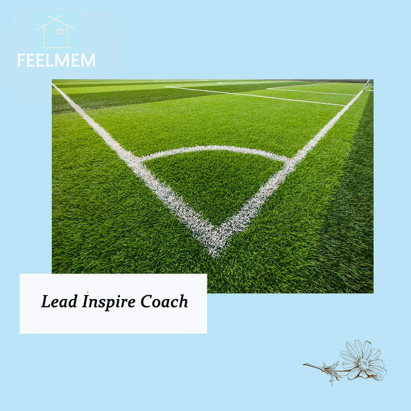 [Australia] - FEELMEM Coach Gift Lead Inspire Coach Keychain Thank You Gift for Cheer/Football/Baseball/Volleyball/Track Coach Sports Gift 4 Sided Vertical Bar 