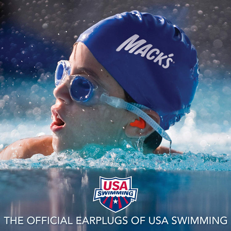 [Australia] - Mack's Soft Moldable Silicone Putty Ear Plugs - Kids Size, 6 Pair - Comfortable Small Earplugs for Swimming, Bathing, Travel, Loud Events and Flying 