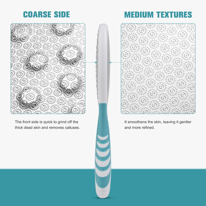 [Australia] - FVION Foot File Dead Hard Skin Remover – Pedicure Rasp Cracked Heels, Double Side Professional Callus Removal for Feet, Stainless Steel Foot Scraper for Feet Care 