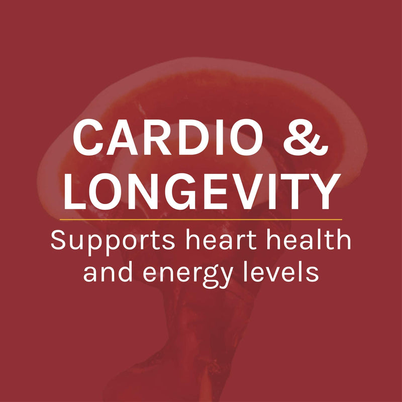 [Australia] - Host Defense, Reishi Mushroom Powder, Supports Energy, Cardiovascular Health and Stress Response, Mushroom Supplement, 3.5 oz, Plain 