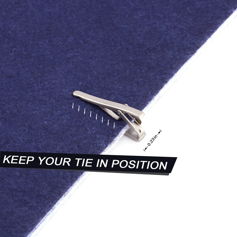 [Australia] - EvmAsaLQ 4 Pieces of Men's Tie Clips, Gold, Silver, Four-Color Tie Clips, Tie Clips are Gifts for Fathers and Lovers, Suitable for Weddings, Anniversaries, Parties and Business Ceremonies 