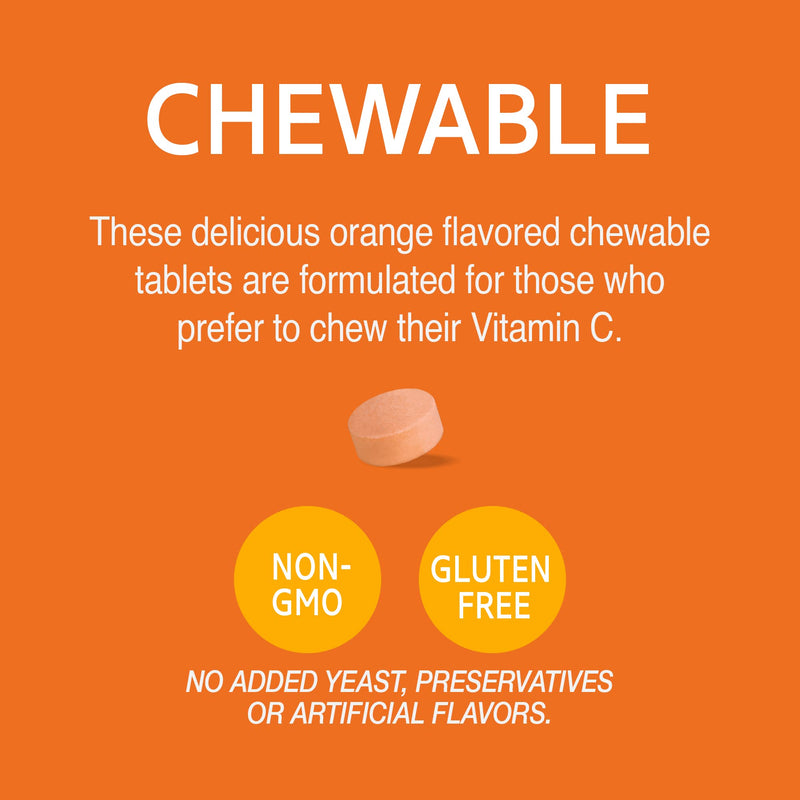 [Australia] - 21st Century Vitamin C 500 mg Chewable Tablets, Orange, 110 Count 