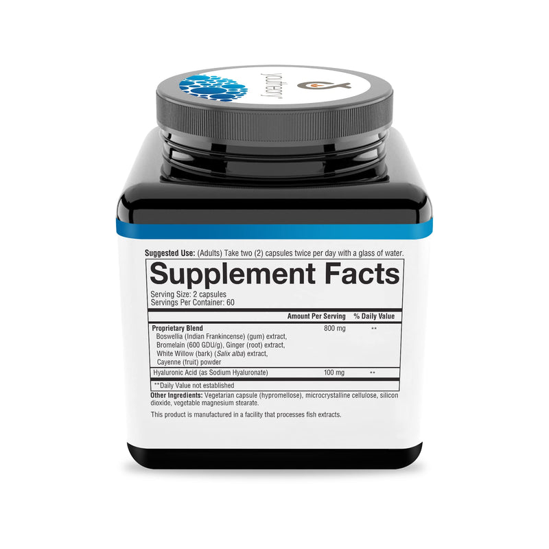 [Australia] - Youtheory Hyaluronic Acid Advanced with Boswellia, 120 Count (1 Bottle) 