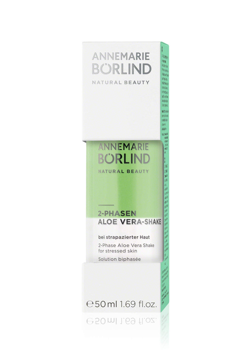 [Australia] - ANNEMARIE B√ñRLIND - 2 Phase Aloe Vera Shake - Hyaluronic Acid + Aloe Vera + Black Currant Seed Oil For Soothed Skin - Soothing, Relaxing, Nourishing - 50ml 