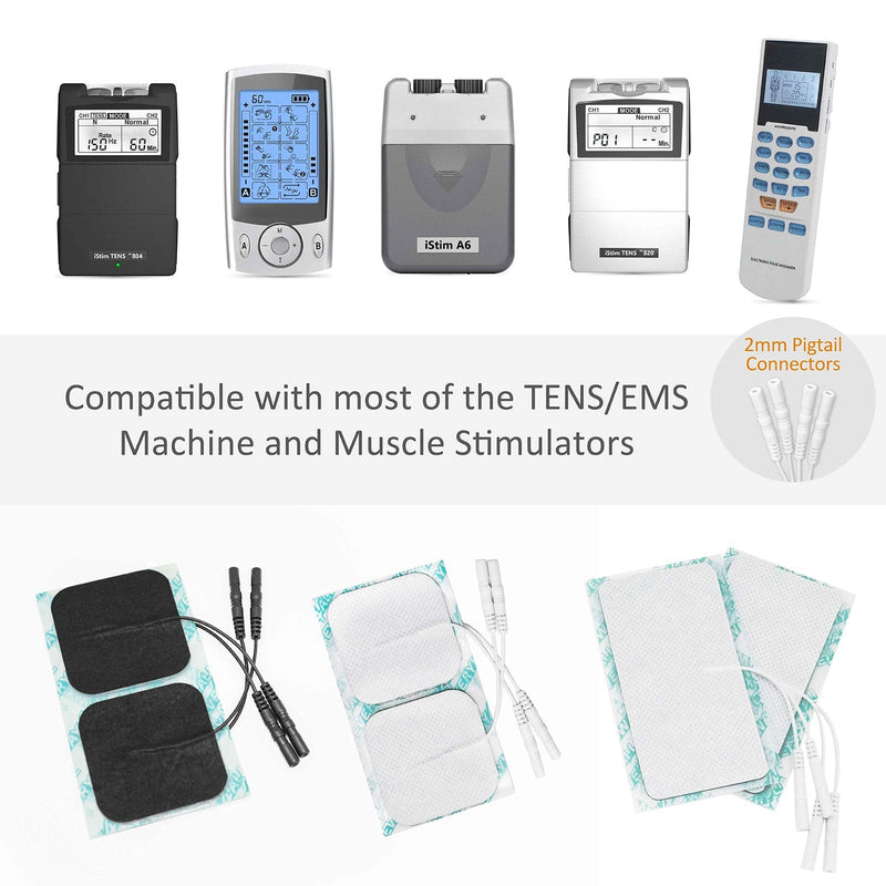 [Australia] - iStim Super Soft 2"x2" TENS Unit Electrodes for TENS Massage EMS - 100% Japanese Gel (2"x2"-16 Pieces) 