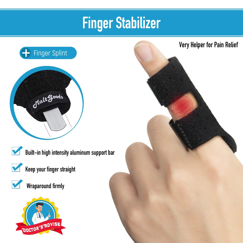 [Australia] - Malt Goods Trigger Finger Splint,Mallet Finger Brace for Arthritic Finger,Support Brace for Middle, Ring, Index, and Pinky,Tendon Release & Pain Relief,Gift for a Compression Sleeve 