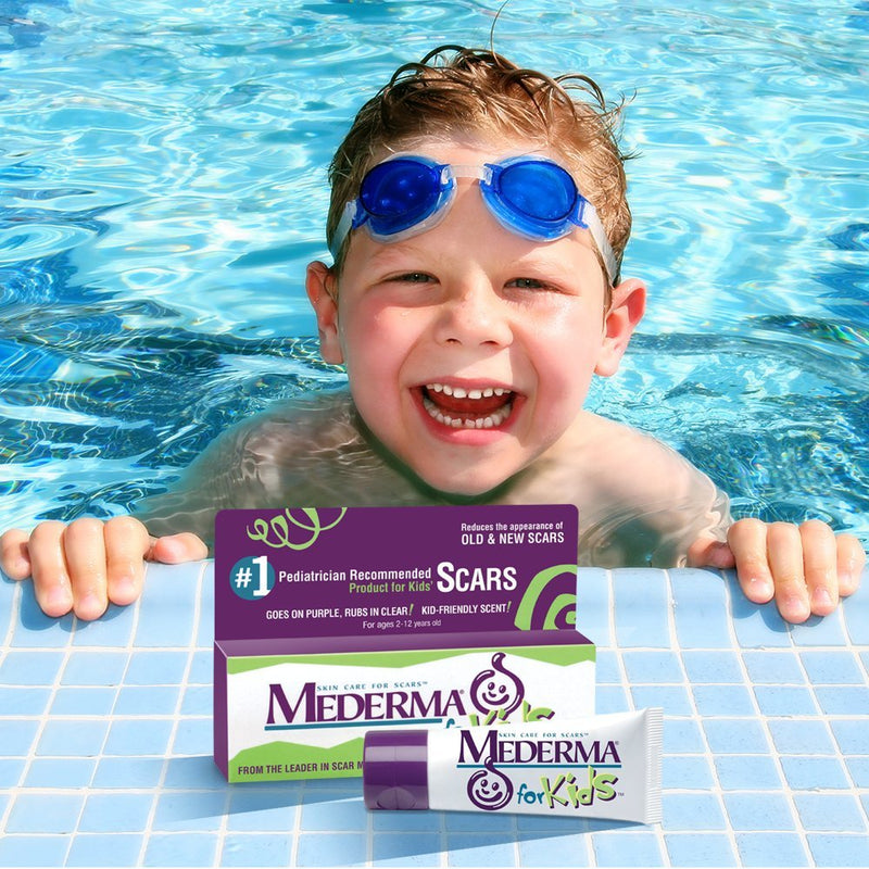 [Australia] - Mederma Kids Skin Care - Reduces the Appearance of Scars, 1 Pediatrician Recommended Product for Kids' Scars, Goes on Purple, Rubs in Clear, Kid-Friendly Scent, 0.7 Oz (Package May Vary) 