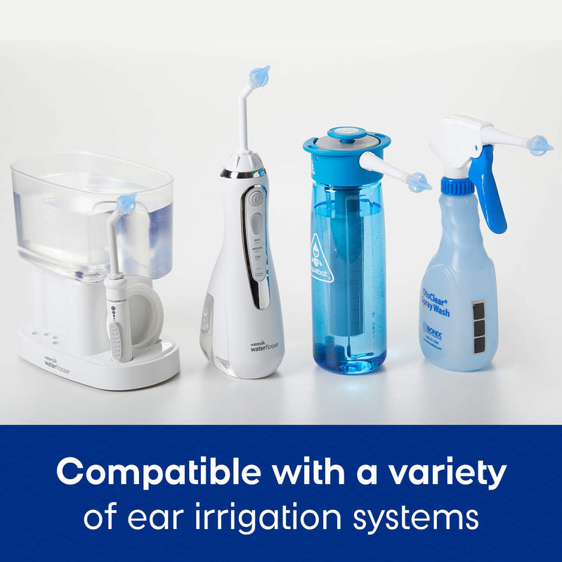 [Australia] - Bionix - OtoClear Ear Irrigation Tips, Earwax Removal Tips, Comfortable, Easy-To-Use, Pairs with Bionix Ear Cleaning Water Systems, For Safe Earwax Removal (40 Count) 40 Tips 