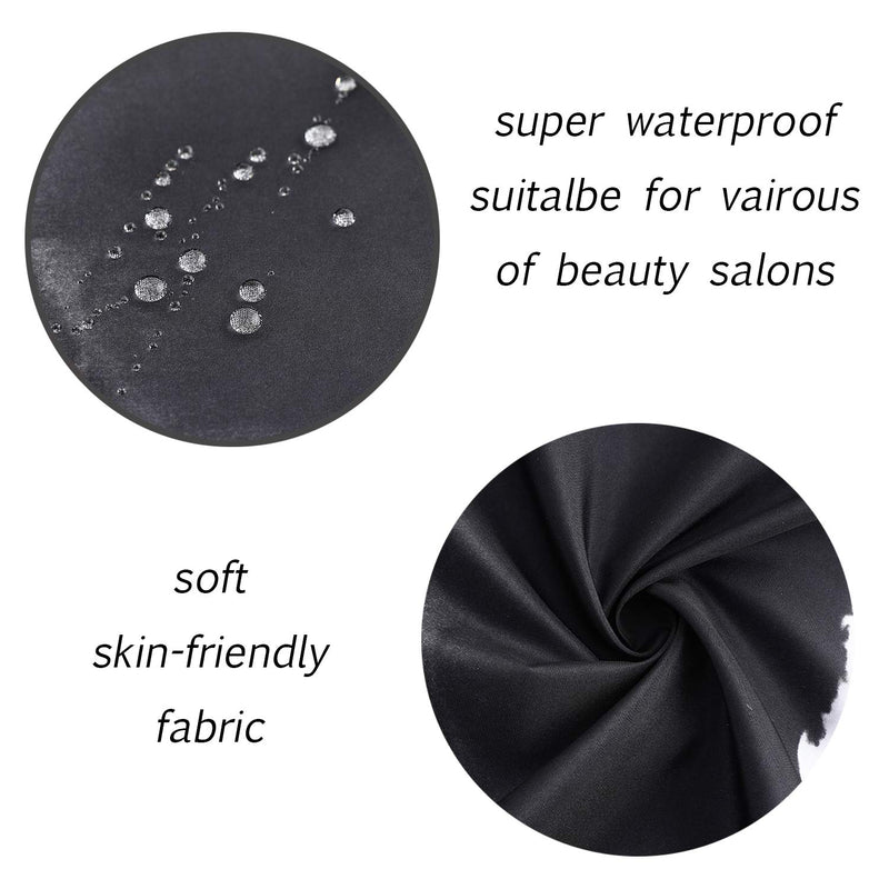 [Australia] - Large Waterproof Barber Cape for Men Women Professional Hair Cutting Salon Cape with Adjustable Buckle 
