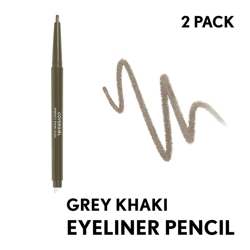 [Australia] - Covergirl Perfect Point Plus Eyeliner, Grey Khaki (w) 215, 0.008 Ounce (Pack of 2) 2 Count (Pack of 1) 