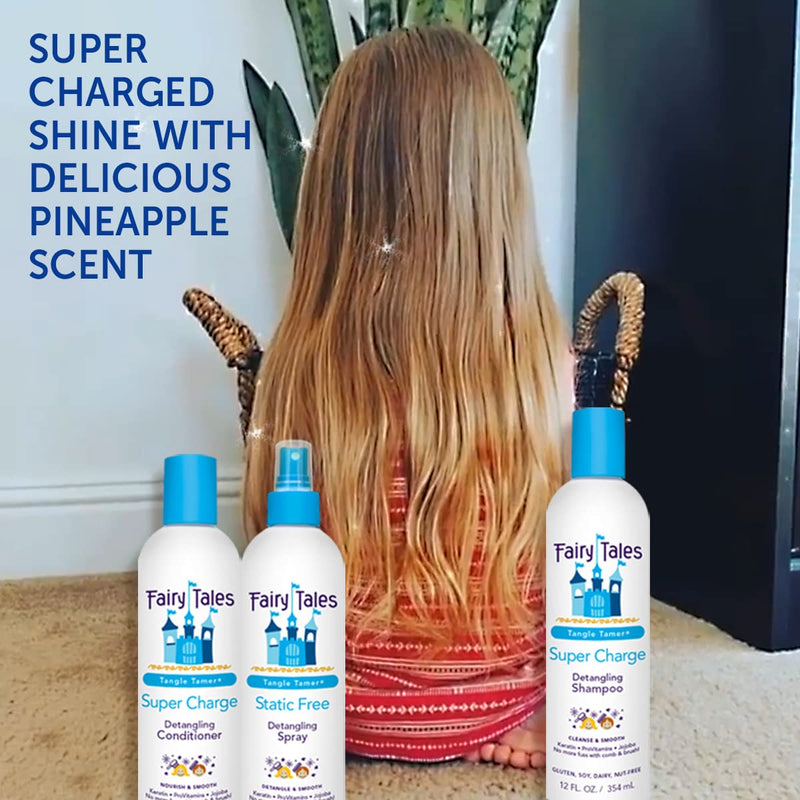 [Australia] - Fairy Tales Tangle Tamer Detangling Conditioner for Kids - Ultra Moisturizing and  Anti Frizz Protection  - Paraben Free, Sulfate Free - 12 Oz 
