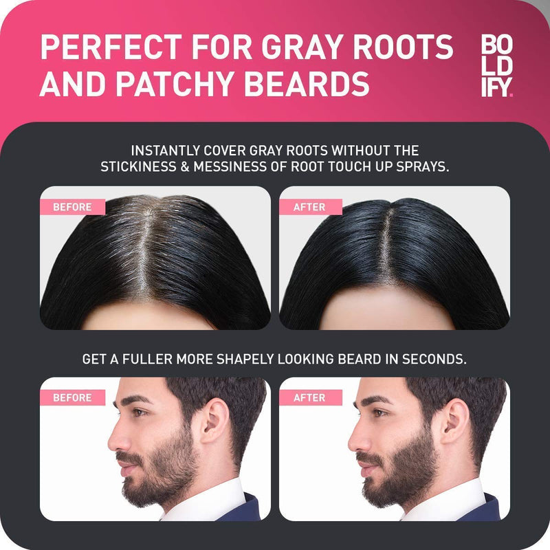 [Australia] - BOLDIFY Hairline Powder (Auburn) Instantly Conceals Hair Loss and Fills In Receding Hairlines, Bald Spots, and Wide Parts - Stain-Proof 48 Hour Formula for Hair & Beard - Gray Hair Coverage Auburn 