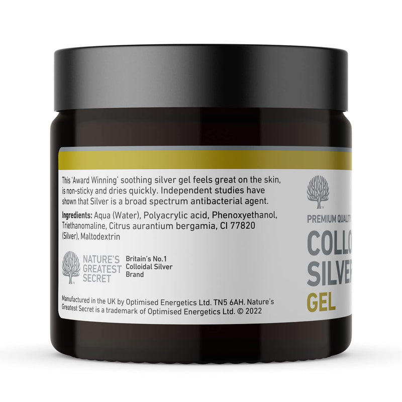 [Australia] - Nature's Greatest Secret Premium Quality Antibacterial Multi-Purpose Colloidal Silver Gel 100g 