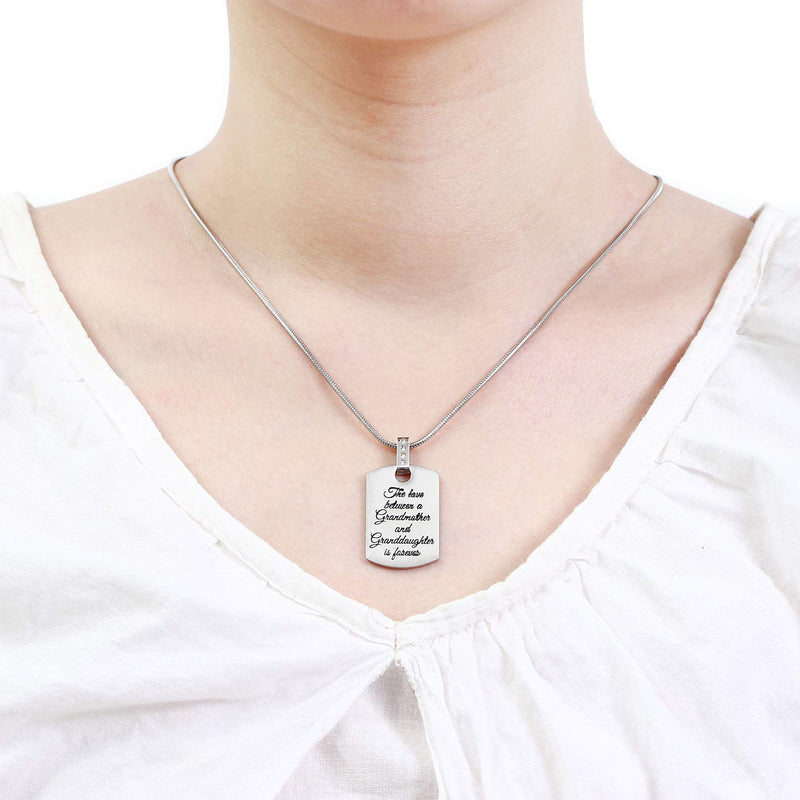 [Australia] - Vinjewelry Stainless Steel Motivational Encouragement Pendant Necklace Gift for Friend/Daughter/Niece/Granddaughter/Son 03 