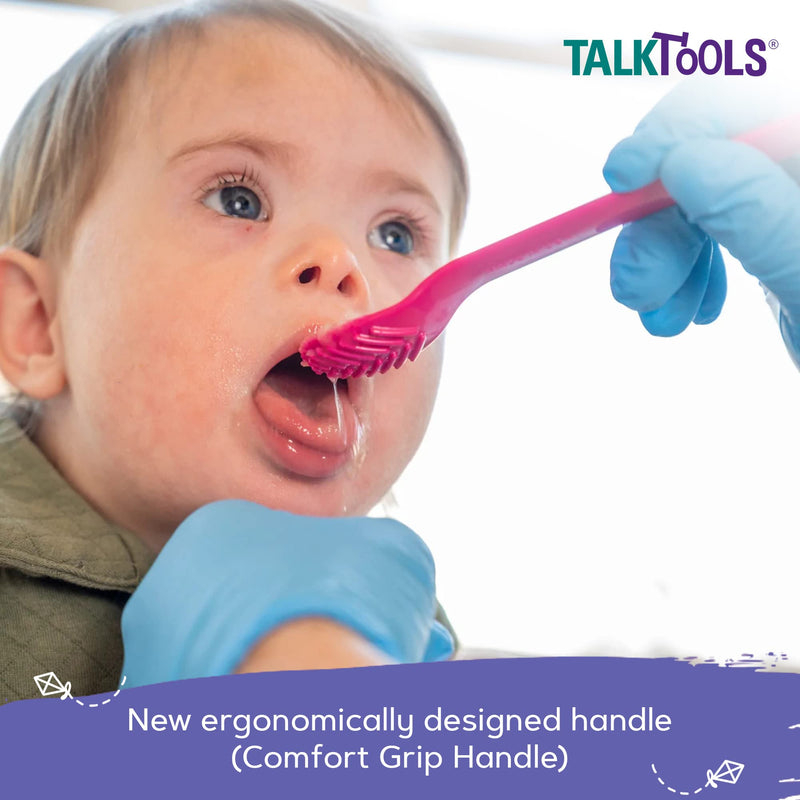 [Australia] - TalkTools Bumpy Maroon Spoons (TalkTools Wee Bumpy Maroon Spoons (12pk)) TalkTools Wee Bumpy Maroon Spoons (12pk) 