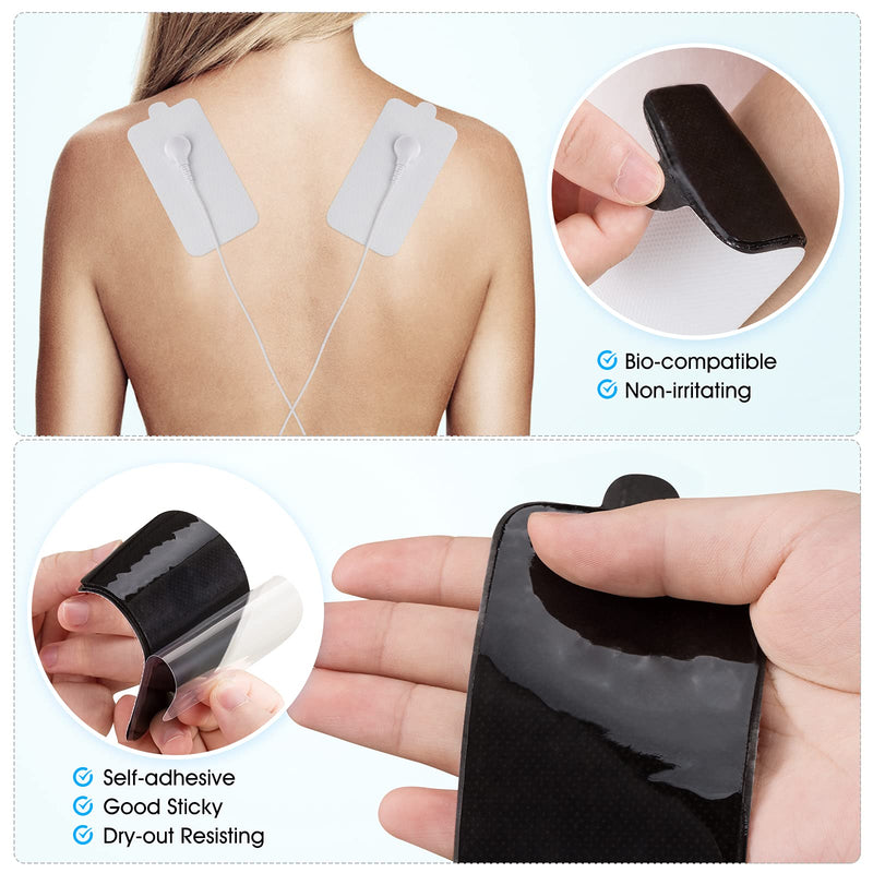 [Australia] - LiteTour 10 Pieces Large Electrodes Replacement Pads for TENS Unit Pads for TENS Massager 