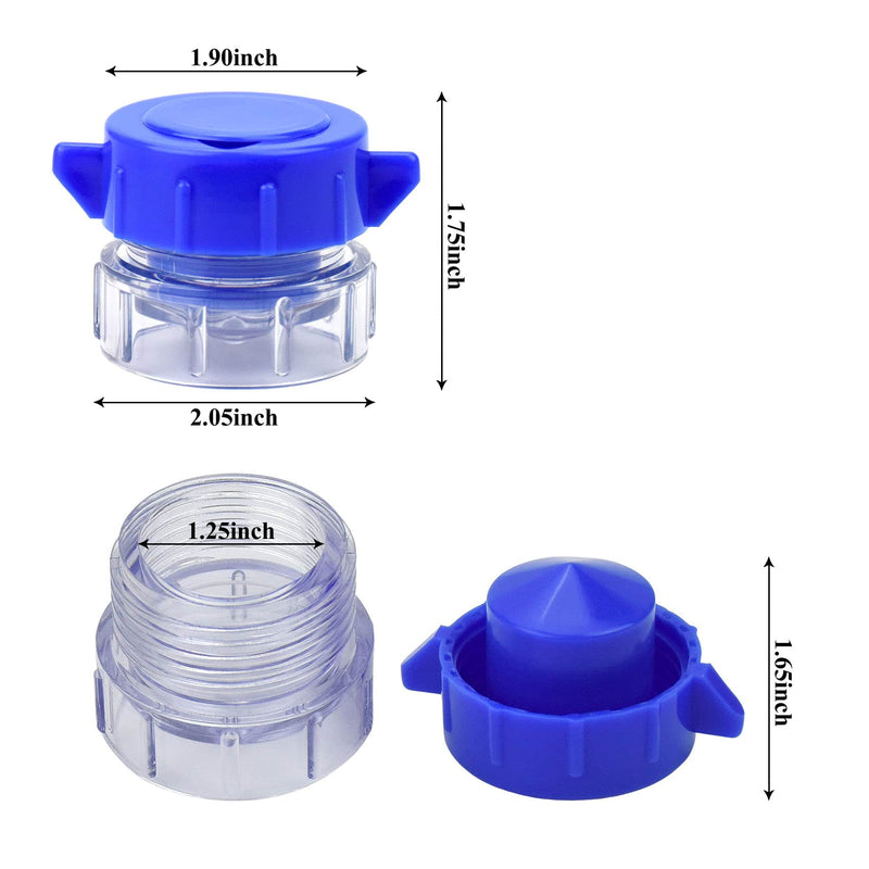 [Australia] - 2 Pcs Pill Crusher and Grinder, Professional Pill Pulverizer, Tablet Crusher for Pills, Vitamins, Tablets, Elderly, Children, Pets (Blue 2 Packs) Blue 2 Packs 