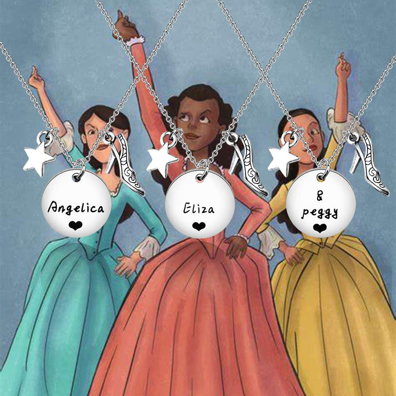 [Australia] - FAADBUK Friendship Jewelry Hamilton Inspired Gift Angelica Eliza & Peggy Schuyler Sisters Gift Angelica Eliza And Peggy 