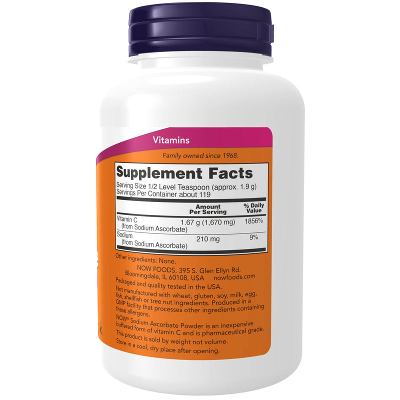 [Australia] - NOW Supplements, Sodium Ascorbate Powder, Buffered, Antioxidant Protection*, 8-Ounce 1 