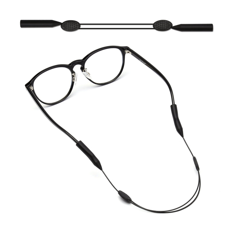 [Australia] - Adjustable Sports Sunglasses Chain Eyeglasses Retainer - Anti Slip Glasses Holder Strap for Women Men Kids 4 Pack 