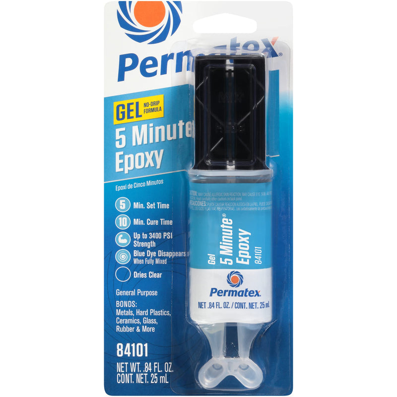 [Australia] - Permatex 84101 PermaPoxy 5 Minute General Purpose Epoxy, 0.84 oz. Pack of 1 0.84 oz. 