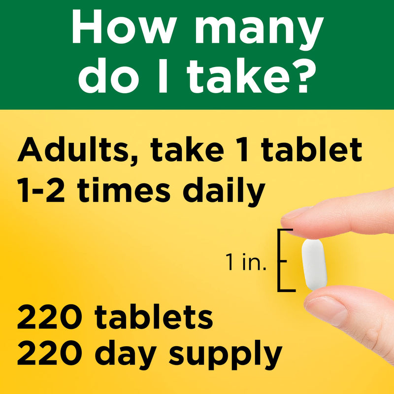 [Australia] - Nature Made Calcium 600 mg with Vitamin D3, 220 Tablets 