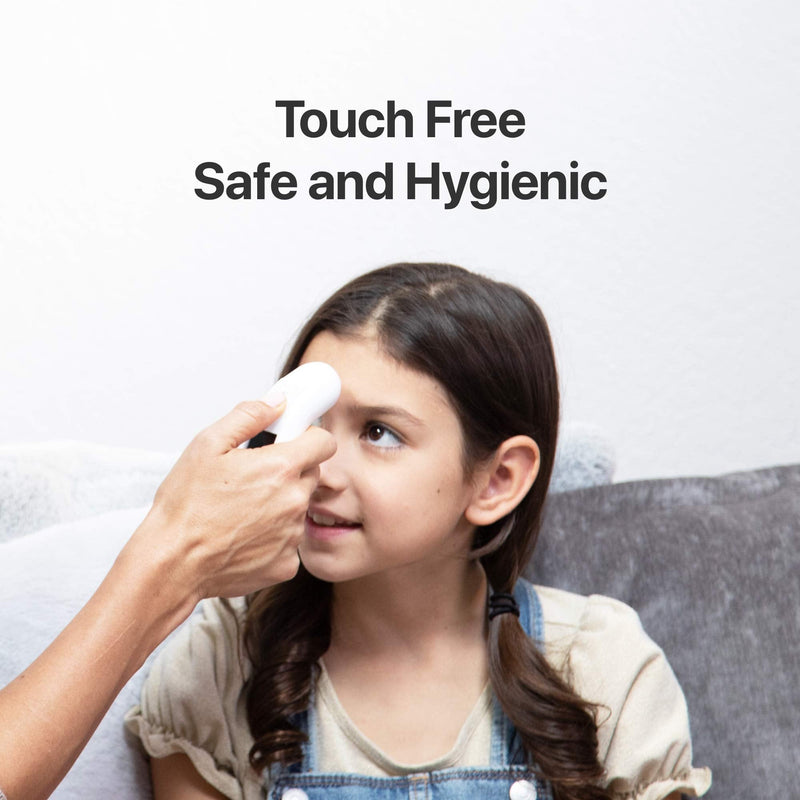 [Australia] - iHealth Forehead Thermometer for Adults, The Non Contact Infrared Baby Thermometer for Fever, Medical Thermometer with Fever Alarm and Sound Switch, Digital Infrared Thermometer for Home 