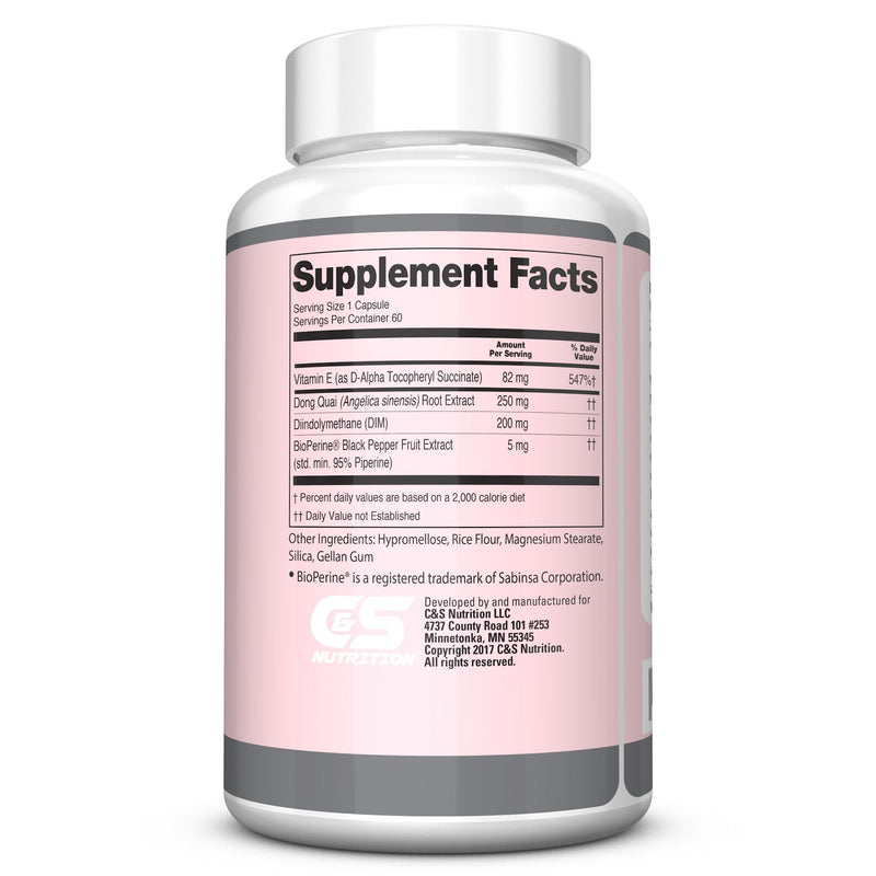 [Australia] - Women's Hormone Support Formula – Extra Strength DIM 200mg with BioPerine, Dong Quai, Vitamin E, Balance Hormones, Estrogen Metabolism, Mood Support, PMS Relief, Menopause Relief, 2 Month Supply 