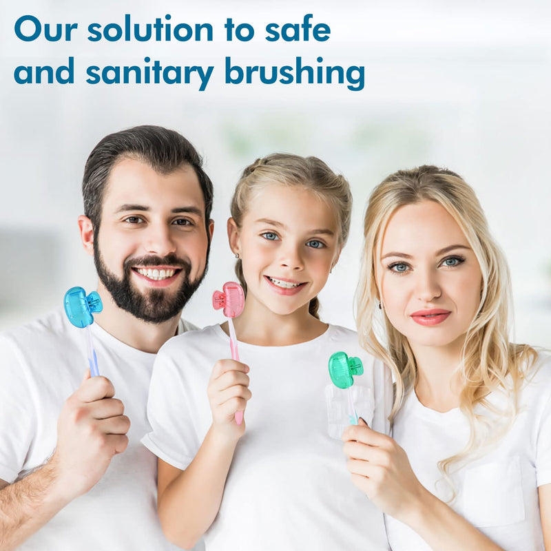 [Australia] - seplouis Toothbrush Head Cover Compatible with Manual Toothbrush & Electric Toothbrush Head, 6 Pack 