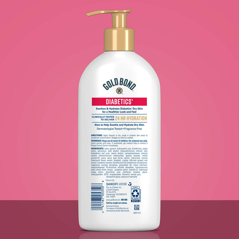 [Australia] - Gold Bond Ultimate Hydrating Lotion Diabetics' Dry Skin Relief, 13 oz., Moisturizes & Soothes 