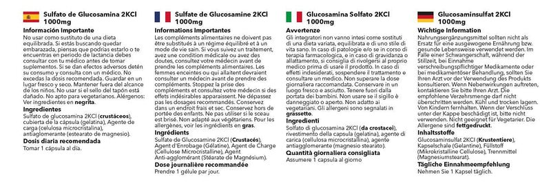 [Australia] - Glucosamine 1000mg | 120 Capsules | Perfect for Customers Looking to Support Active Living | Manufactured in The UK 