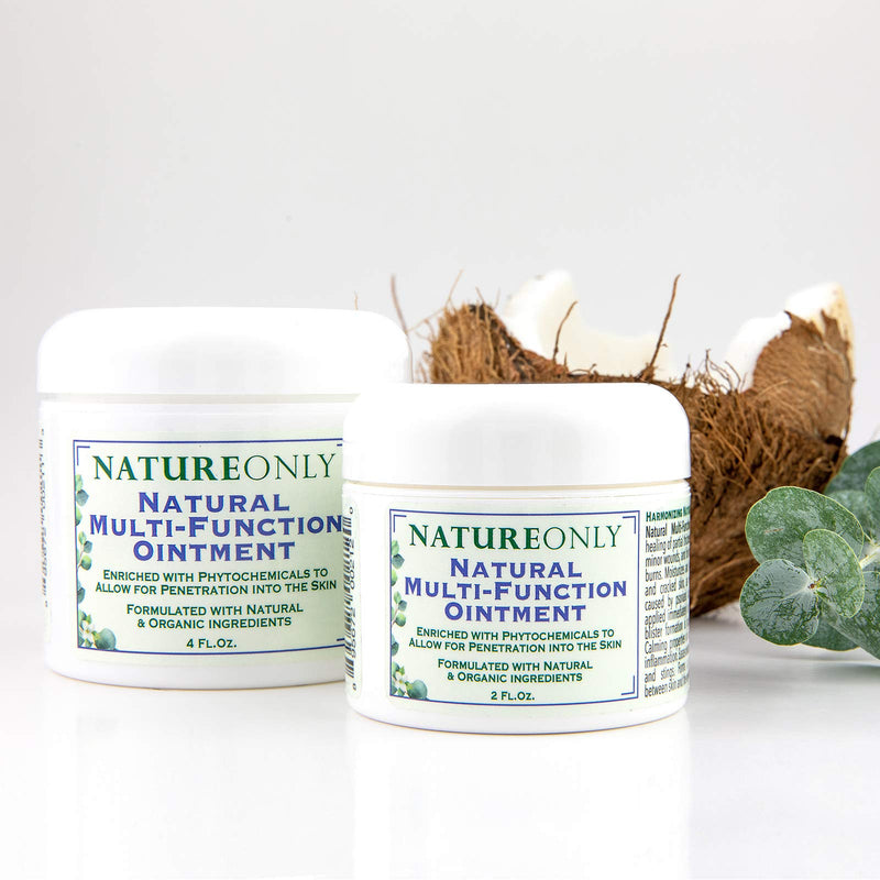 [Australia] - Nature Only Natural Multi-Function Ointment, 2 oz, Enriched with phytochemicals to Allow for Penetration into Skin, Formulated with Natural & Organic Ingredients 2.0 