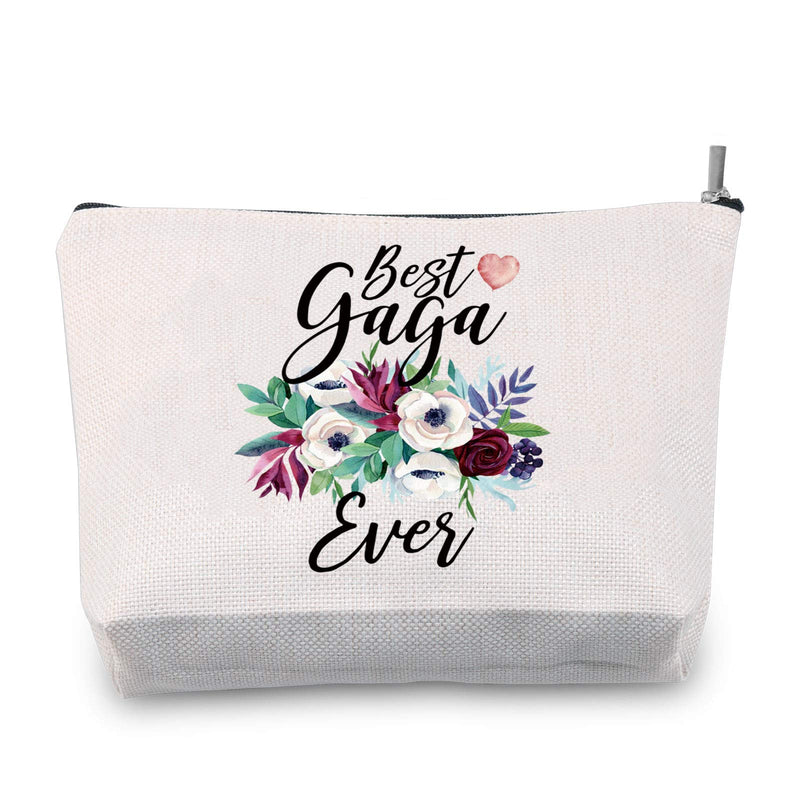 [Australia] - TSOTMO Gaga Gift Best Gaga Ever Gift Grandma Makeup Bag Gaga Appreciation Gift Mother's Day Gift (gaga) 