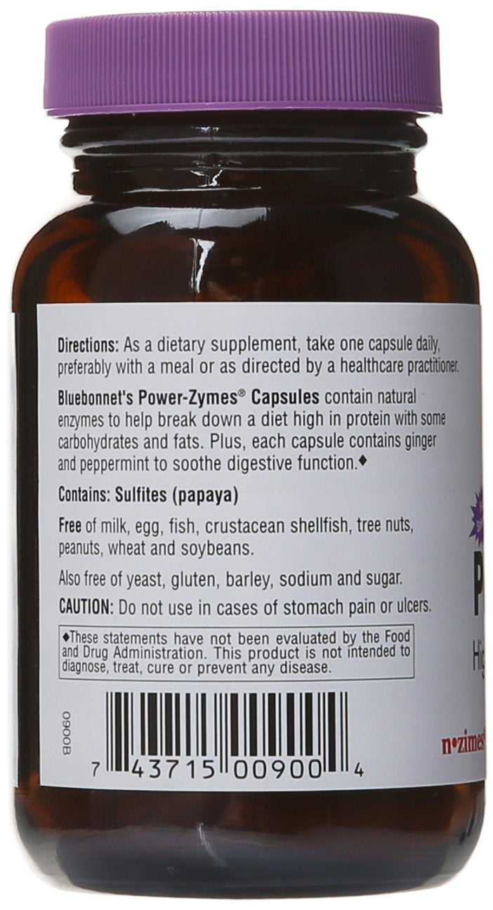 [Australia] - BlueBonnet Power-Zymes Vegetarian Capsules, 90 Count 