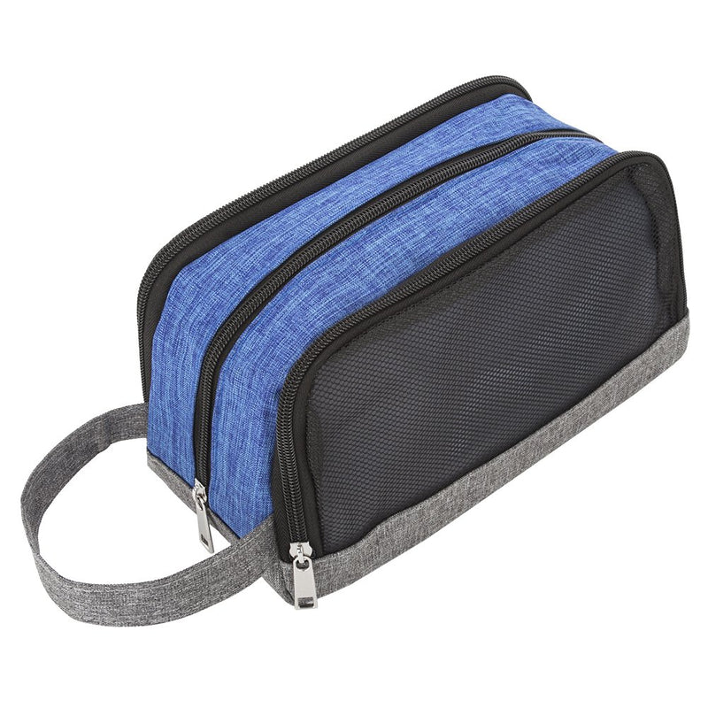 [Australia] - Kids Wash Bag, Yeiotsy Color Clash Portable Travel Toiletry Bag for Children's Camping Outing Short Trip (Blue) Blue 