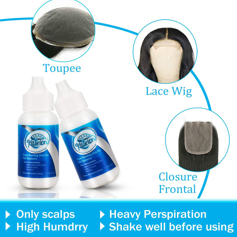 [Australia] - Wig Glue Hair Replacement Adhesive- Invisible Bonding Waterproof Lace Wig Glue,Extra Moisture Control,Closure Frontal,Toupee Systems - 1.3oz 