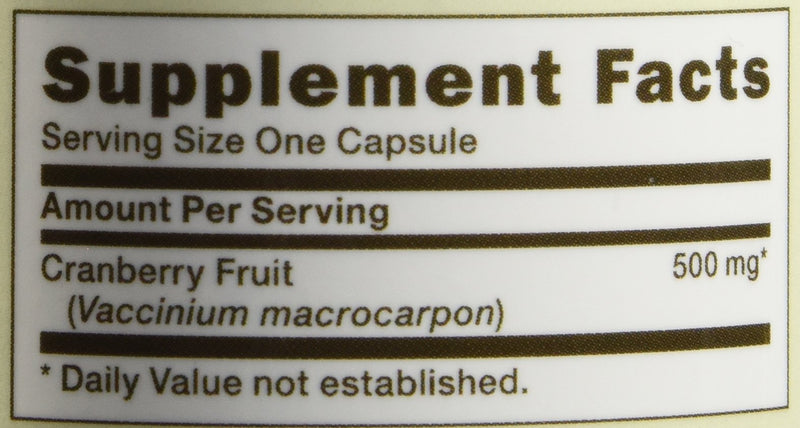 [Australia] - GNC Herbal Plus GNC Herbal Plus Cranberry Fruit 500MG - Twin Pack 