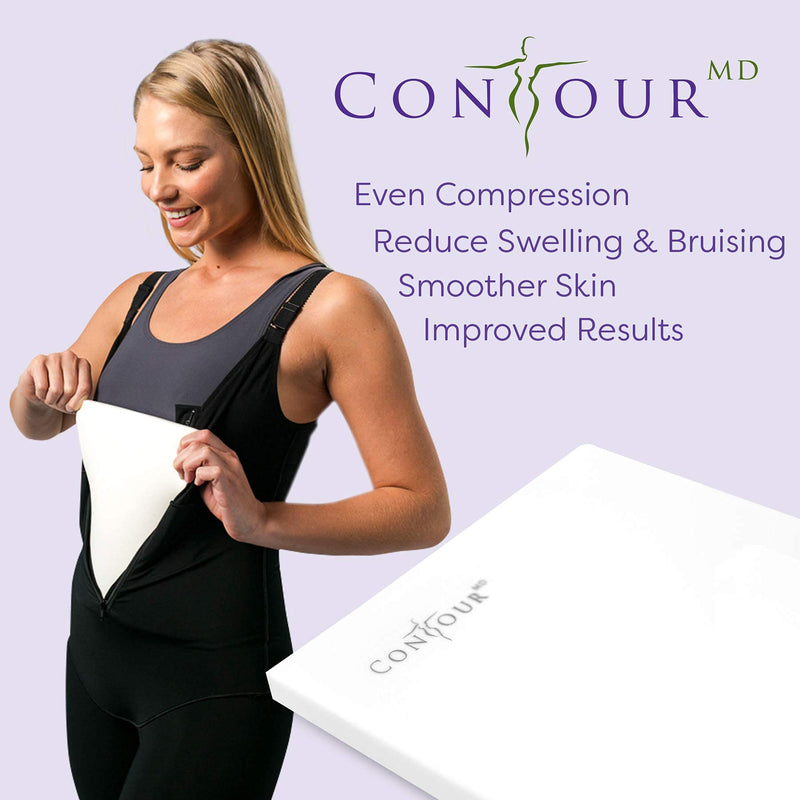 [Australia] - Lipo Foam Sheets for Post Surgery, Surgical Compression Garments. Top Medical Grade for Lipo, Fajas, Ab Flattening, BBL, and more. ContourMD, 8"x 11" (Lipo-1), 3 sheet 